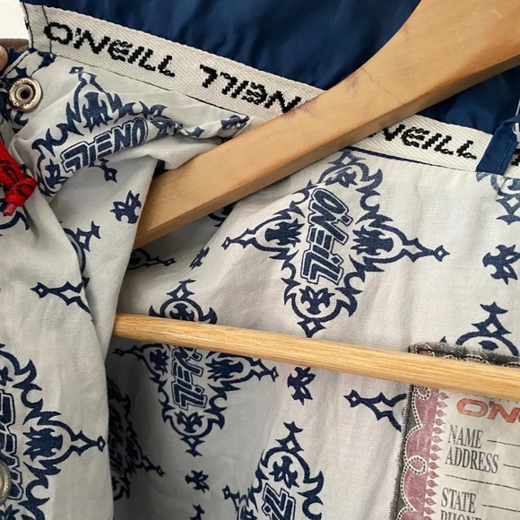 Vintage Oneill Waves Surf Jacket Blue Size XL - Picture 12 of 13